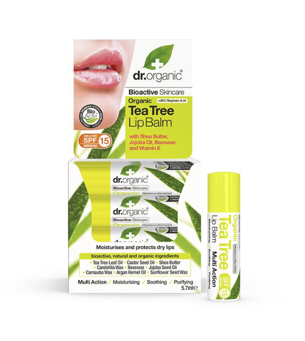 Dr Organic Tea Tree Lip Balm 5.7ml